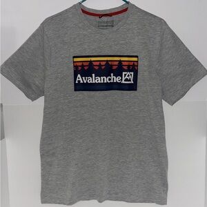 Avalanche Outdoor Supply Gray T Shirt Large